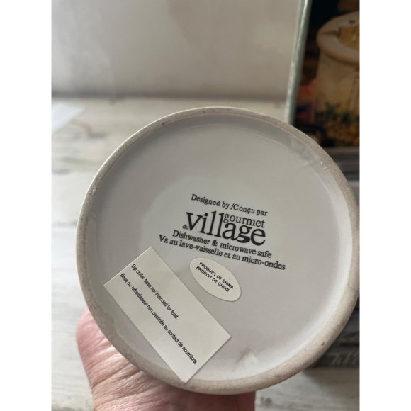 Gourmet du Village Dip Chiller 2 piece serving set & dip mix recipe NWT - Picture 5 of 8